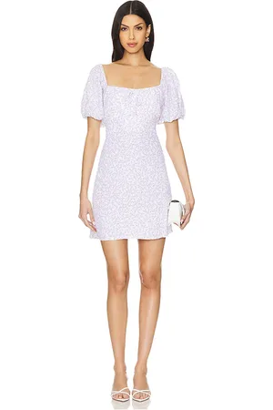 FAITHFULL THE BRAND X Revolve Lovita Mini Dress in - Lavender. Size S (also in XL, XS).