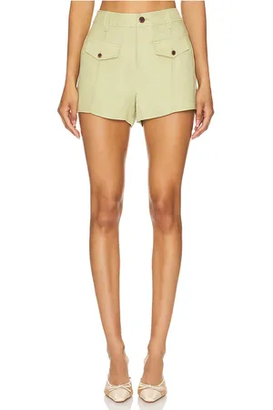 Paige Brittane Short in - Olive. Size 0 (also in 00, 12, 14).