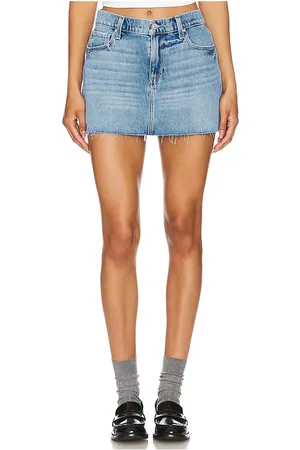 Paige Ryder Skirt in - Denim-Light. Size 30 (also in 32, 33, 34).
