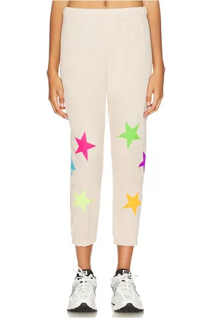 Michael Lauren Nate Crop Sweat Pant in - Beige. Size M (also in S).