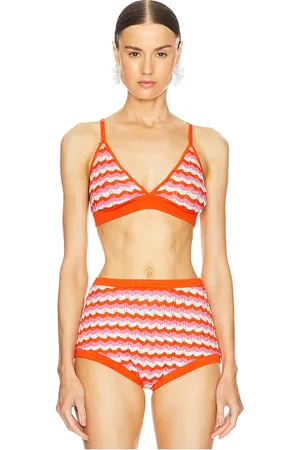 RONNY KOBO Sarda Top in - Orange. Size M (also in L, XL, XS).