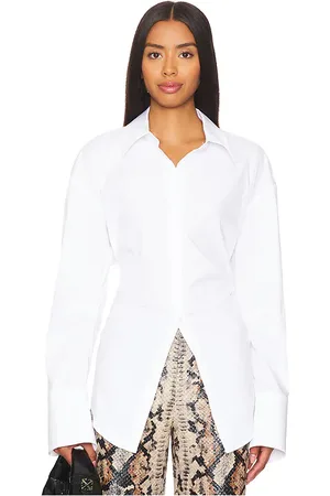 SIMON MILLER Loch Button Up Shirt in - White. Size M (also in S, XL, XS).