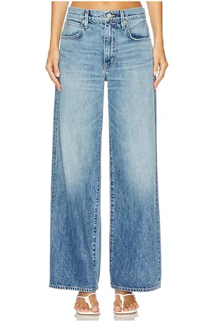 SLVRLAKE Selena Wide Leg in - Denim-Light. Size 29 (also in 32).