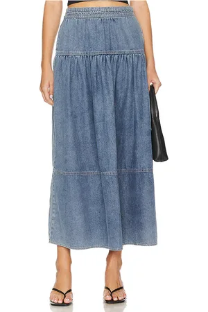 heartLoom Winnie Skirt in - Denim-Medium. Size M (also in S).