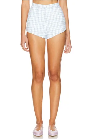 Amanda Uprichard X REVOLVE Kelso Shorts in - Baby Blue. Size L (also in M, S, XL).