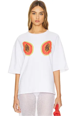 SNDYS Mai Tai T-shirt in - White. Size S (also in XS, XXS).