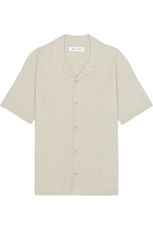 Samsøe Samsøe Sagabin Short Sleeve Shirt in - Grey. Size M (also in S).
