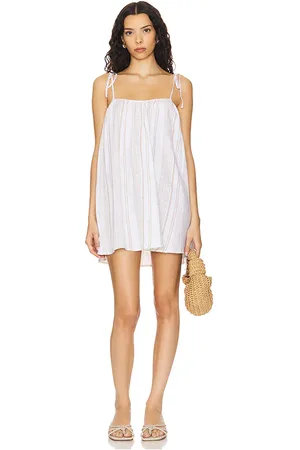 Tularosa Linda Mini Dress in - Cream. Size L (also in M, XL).