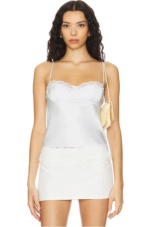 MAJORELLE Libbie Top in - Baby Blue. Size M (also in L, XL).