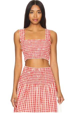Rhode Tanya Top in - Red. Size L (also in S).