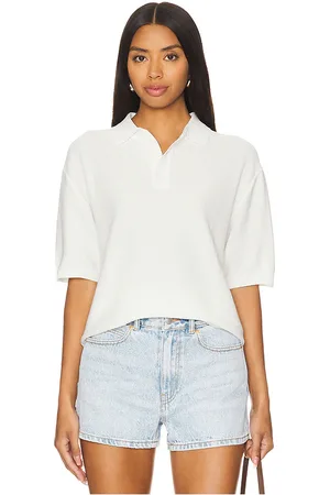 WAO Textured Polo in - Cream. Size L (also in XL/1X).