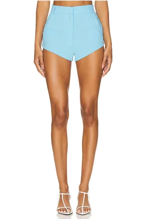 Amanda Uprichard Kelso Shorts in - Baby Blue. Size L (also in S, XL, XS).