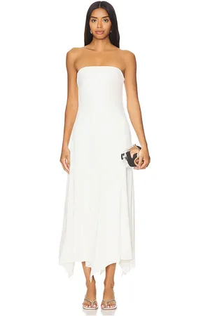 SER.O.YA Lucia Maxi Dress in - Ivory. Size M (also in S).