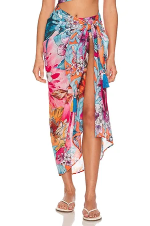 Agua Bendita X Revolve Marine Pareo in - Pink. Size all.