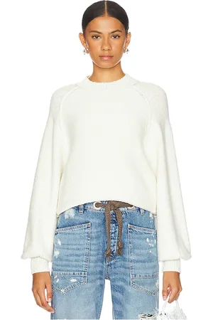 Free People Riley Pullover in - White. Size S (also in XS).