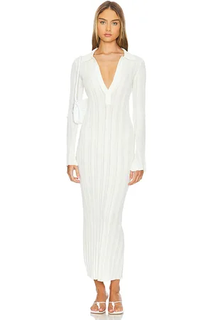 SER.O.YA Azula Maxi Dress in - White. Size L (also in M, XL).