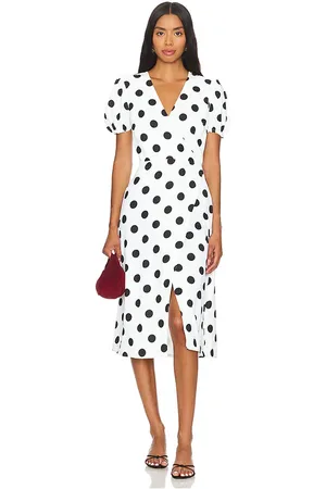 Bardot Devyn Wrap Dress in - White. Size 2 (also in 4).