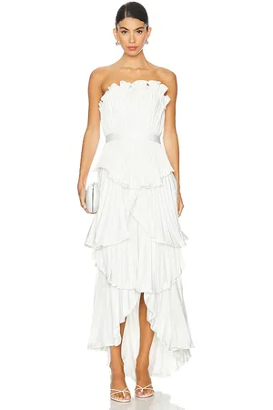AMUR Janey Tiered Shell Midi Dress in - . Size 6 (also in 8).