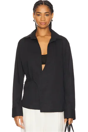 FAITHFULL THE BRAND Alliste Oversized Wrap Shirt in - . Size L (also in M, S).