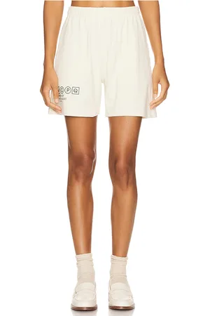 Museum of Peace and Quiet Simple Living Sweatshorts in - Cream. Size M (also in XS).
