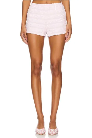 Lioness Riviera Ruffle Short in - Pink. Size M (also in L, S, XL, XS, XXL, XXS).