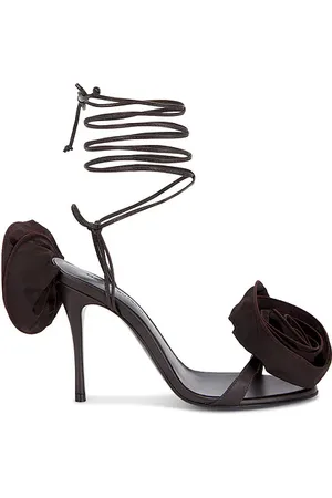 MAGDA BUTRYM Rosette Strappy Sandal in - Chocolate. Size 37 (also in 38).