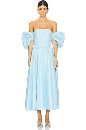 ELLIATT Destiny Midi Dress in - Baby Blue. Size M (also in S).