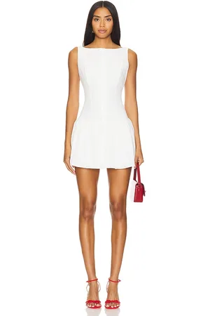 Mirror Palais Kissing Booth Mini Dress in - White. Size S (also in XS, XXS).