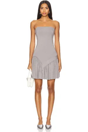 Belle Lucile Mini Dress in - Grey. Size S (also in XS).