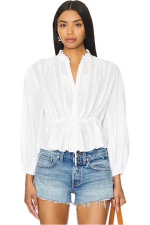Free People Best Of Me Blouse in - White. Size S (also in XS).