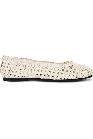 St Agni Macrame Mesh Ballet Flats in - Cream. Size 40 (also in 41).