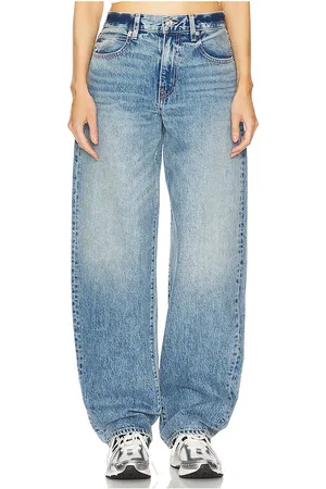 SLVRLAKE Tess Long Wide Leg in - Denim-Medium. Size 24 (also in 25).