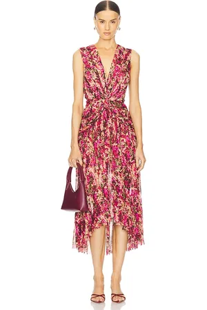 MISA Ava Dress in - Fuchsia. Size XS (also in XXS).