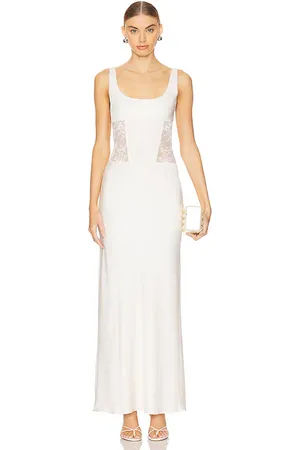 Bec & Bridge Olimpia Corset Dress in - Ivory. Size 10/M (also in 12/L, 6/XS, 8/S).