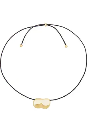 Heaven Mayhem Pebble Necklace in - Metallic Gold. Size all.