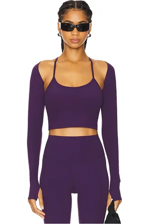 Splits59 Shiri Airweight Shrug in - Purple. Size M (also in S).