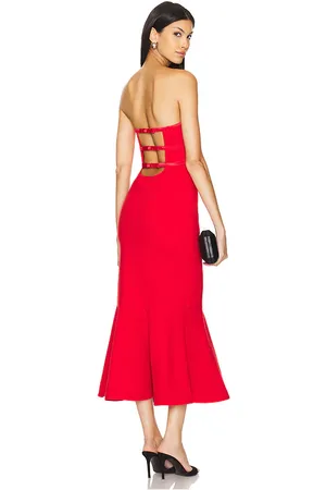 LIKELY Mille Dress in - Red. Size 0 (also in 6, 8).