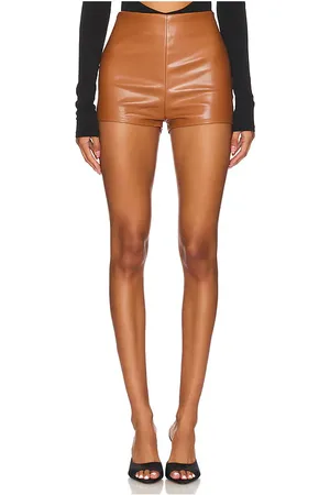 Nookie Faux Leather Shorts in - . Size L (also in M, S).