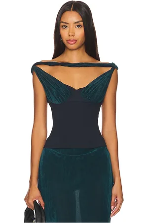 BUCI Divinity Top in - Dark Green. Size M (also in XL).