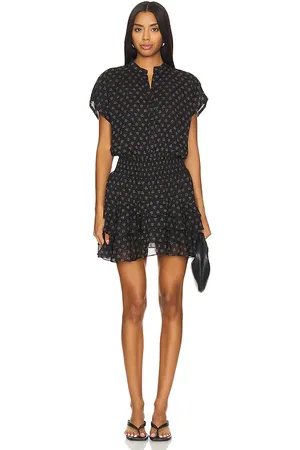 MISA Evie Dress in - Black. Size L (also in XS, XXS).
