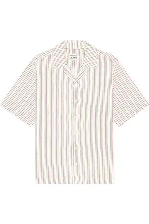 Scotch&Soda Relaxed Seersucker Stripe Shirt in - Cream. Size L (also in M).
