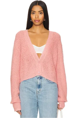 Susana Monaco Mohair Sweater Cardigan in - Pink. Size M (also in S).