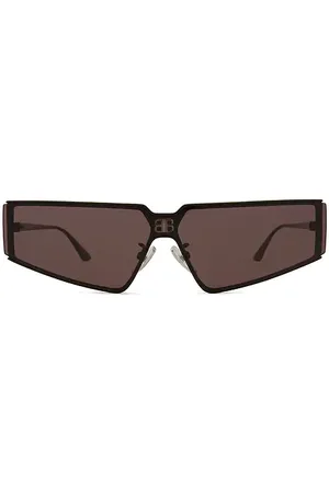 Balenciaga Shield 2.0 Rectangle Sunglasses in - Black. Size all.