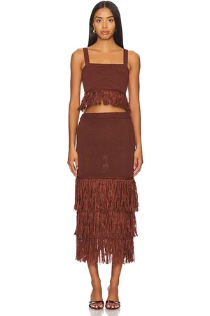 Saylor Shanda Set in - Brick. Size M (also in S).