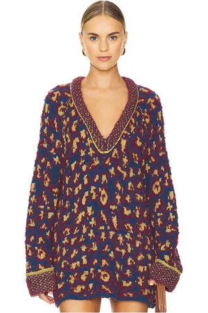 Free People Little Animal Pullover in - Purple. Size L (also in S, XS).