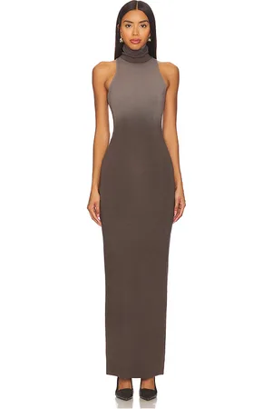 Cotton Citizen Verona Sleeveless Maxi Dress in - Charcoal. Size L (also in M, S, XS).