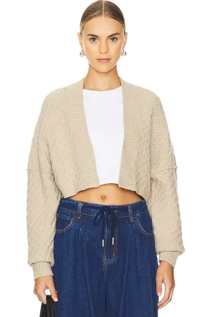 Free People Marlowe Cardi in - Neutral. Size L (also in M).