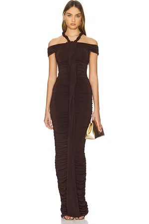 Khanums Textured Slinky Maxi Dress in - . Size L (also in M, S, XL, XS).