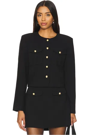Steve Madden Cosette Jacket in - Black. Size L (also in M, S, XS).