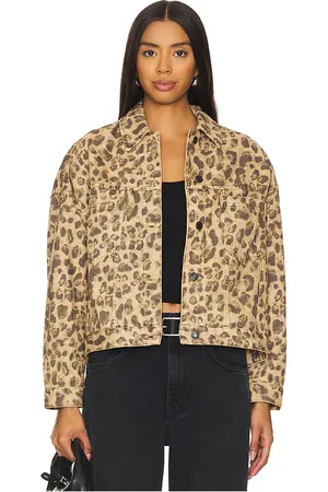 Free People X We The Free x REVOLVE Opal Swing Denim Jacket in - Brown. Size L (also in XL).